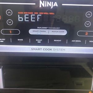 Ninja air fryer used once only . Two trays .